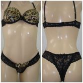 Conjunto Cetim Bicho P/M/G Cod:029