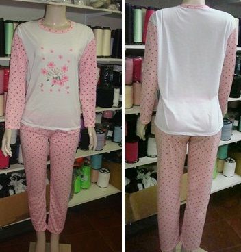 PIJAMA FEMININO ADULTO P/M/G/GG 10% ALGODÃO VÁRIAS CORES!