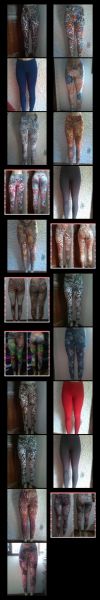 CALÇA LEGGING VÁRIAS ESTAMPAS