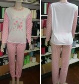 PIJAMA FEMININO ADULTO P/M/G/GG 10% ALGODÃO VÁRIAS CORES!