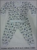 PIJAMA INFANTIL 100%ALGODÃO PP/P/M/G VÁRIAS CORES