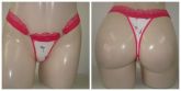 Tanga com Fivela de coração Tamanho:único  Cod:221
